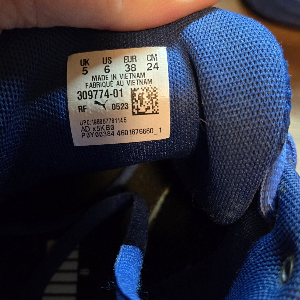 Puma LaMelo Ball MB.01 In Team Colors Blazing Blue 6y - Picture 5 of 6